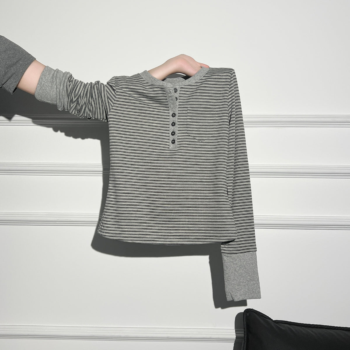 Women's Vintage Stripe Long-Sleeve Top