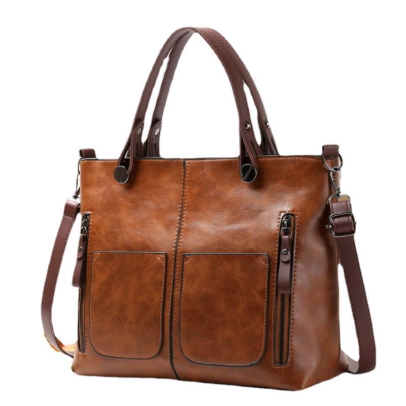 Women's Retro Shoulder Tote & Crossbody Bag