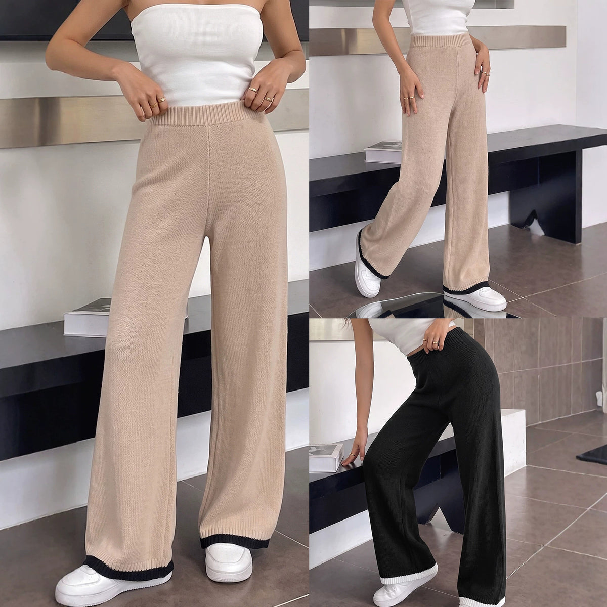 Women's Casual Wide- Leg Pants