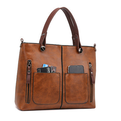 Women's Retro Shoulder Tote & Crossbody Bag
