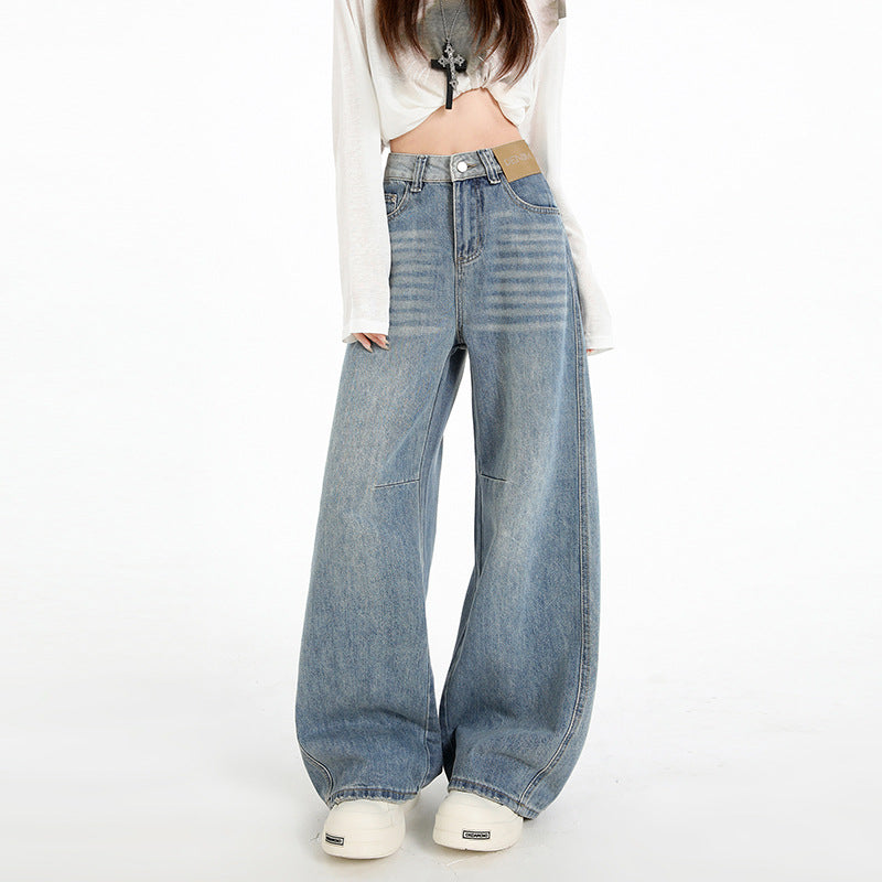 Women's High-Waist Wide-Leg Jeans