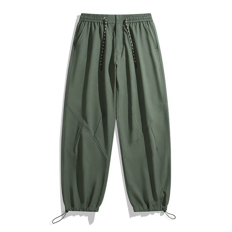Casual Drawstring Cargo Pants